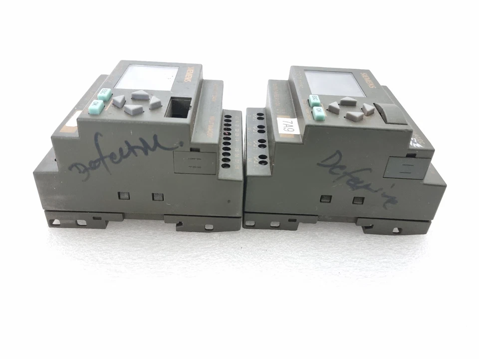 Lot Of 2Pcs Siemens 6ED1052-1FB00-0BA5 Logo 230RC AC/DC 115-240V For Parts